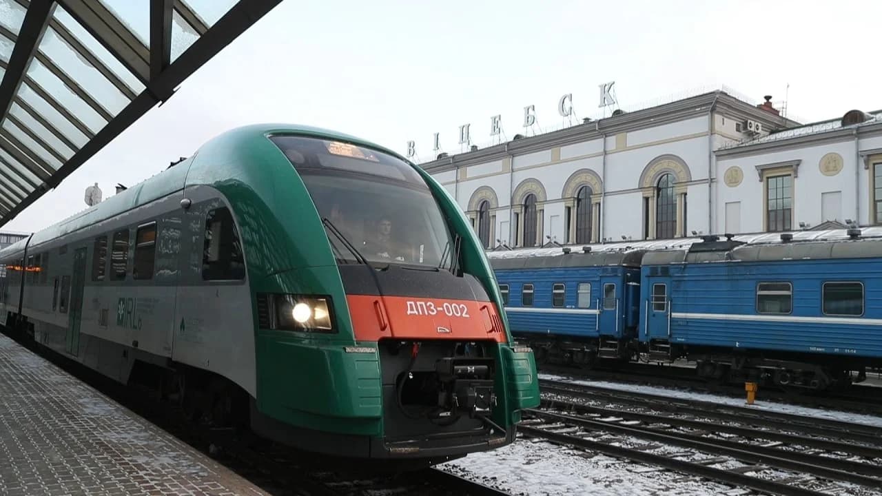 С 7 сентября меняется движение поездов по маршруту Витебск – Минск и обратно.